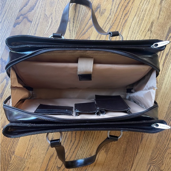 Franklin Covey Laptop Organizer Briefcase Shoulder Bag Tote - Picture 5 of 14